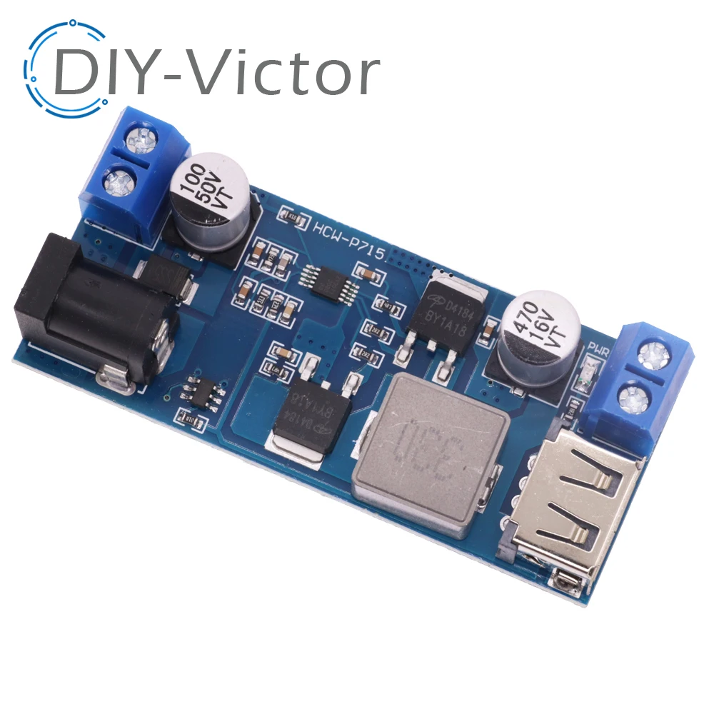 DC-DC 24V/12V Zu 5V 5A Step Down Netzteil Buck Converter Ersetzen LM2596S Einstellbare USB Step-down Lade Modul Für Telefon