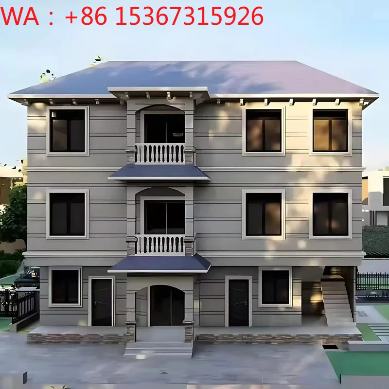 Waterproof Modern Style Steel Structure Container House Luxury Residential Villa
