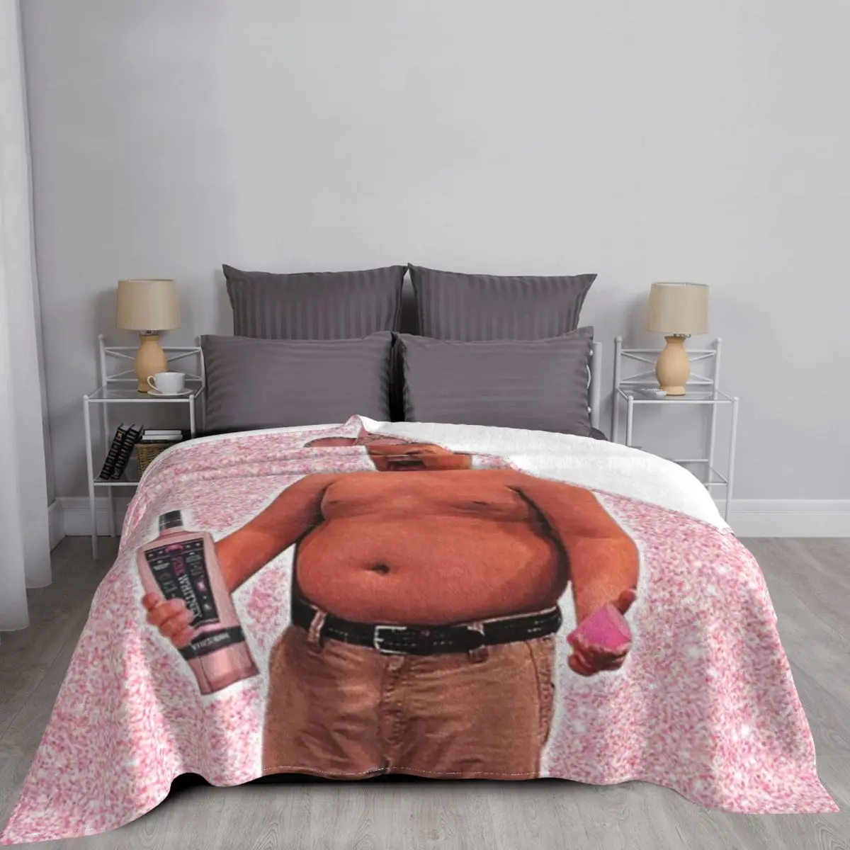 Gibby Pink Whitney Blanket Coral Fleece Plush Decoration Funny Dank Meme Tv Warm Throw Blanket for Bedding Travel Rug Piece