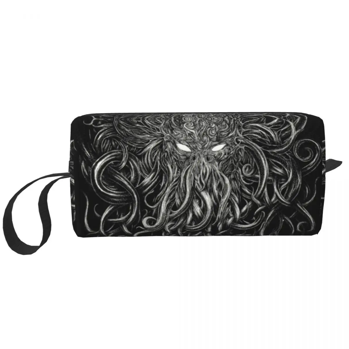 Travel Horror Cthulhu Lovecraft Monster Toiletry Bag Kawaii Lovecraft Makeup Cosmetic Women Beauty Storage Dopp Kit Box