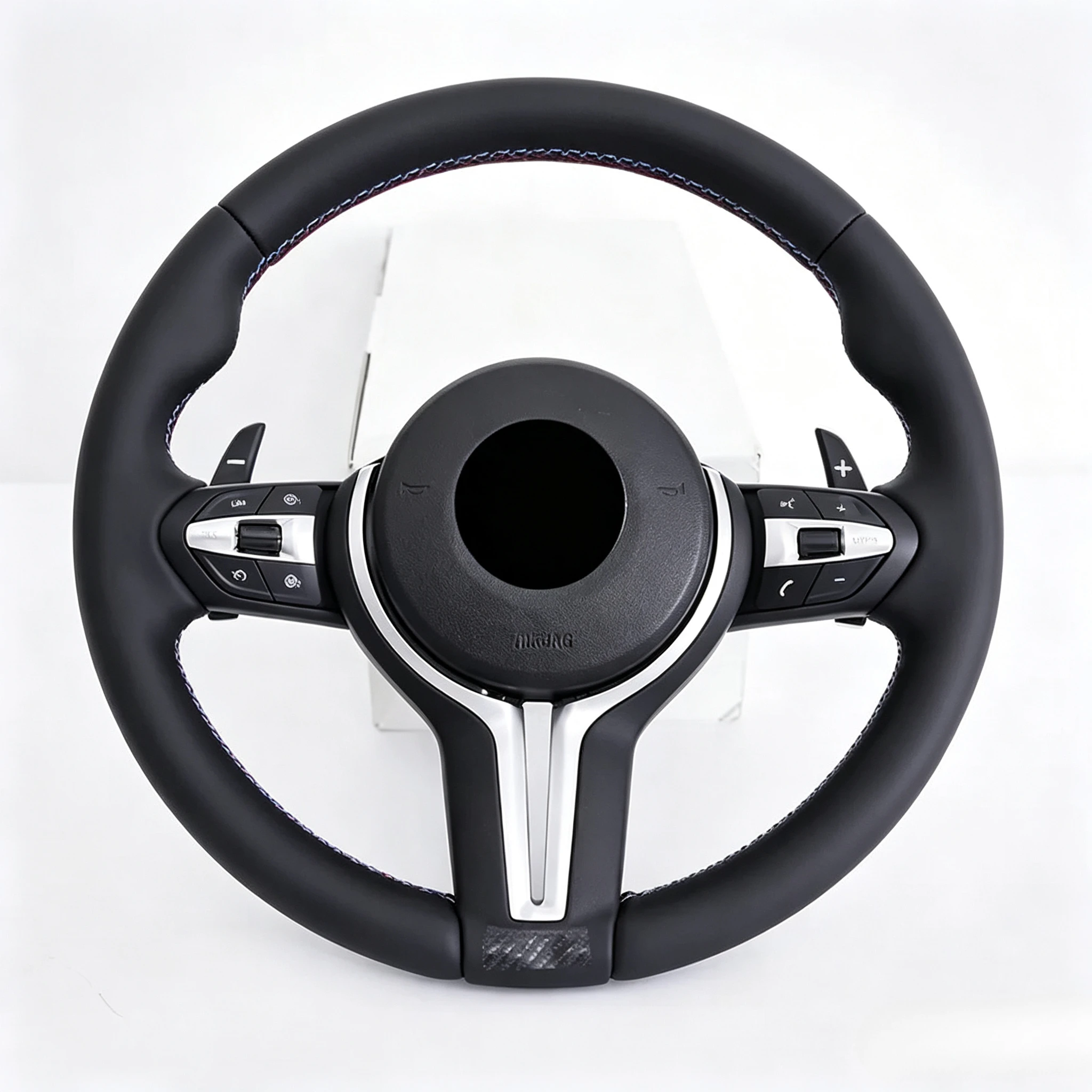 LeGai Carbon Fiber Leather Customizable Support 3/4/5 Series X5 F30/F10/F15/F16/F06/F32/F26 M Sports 4 Spoke Steering Wheel