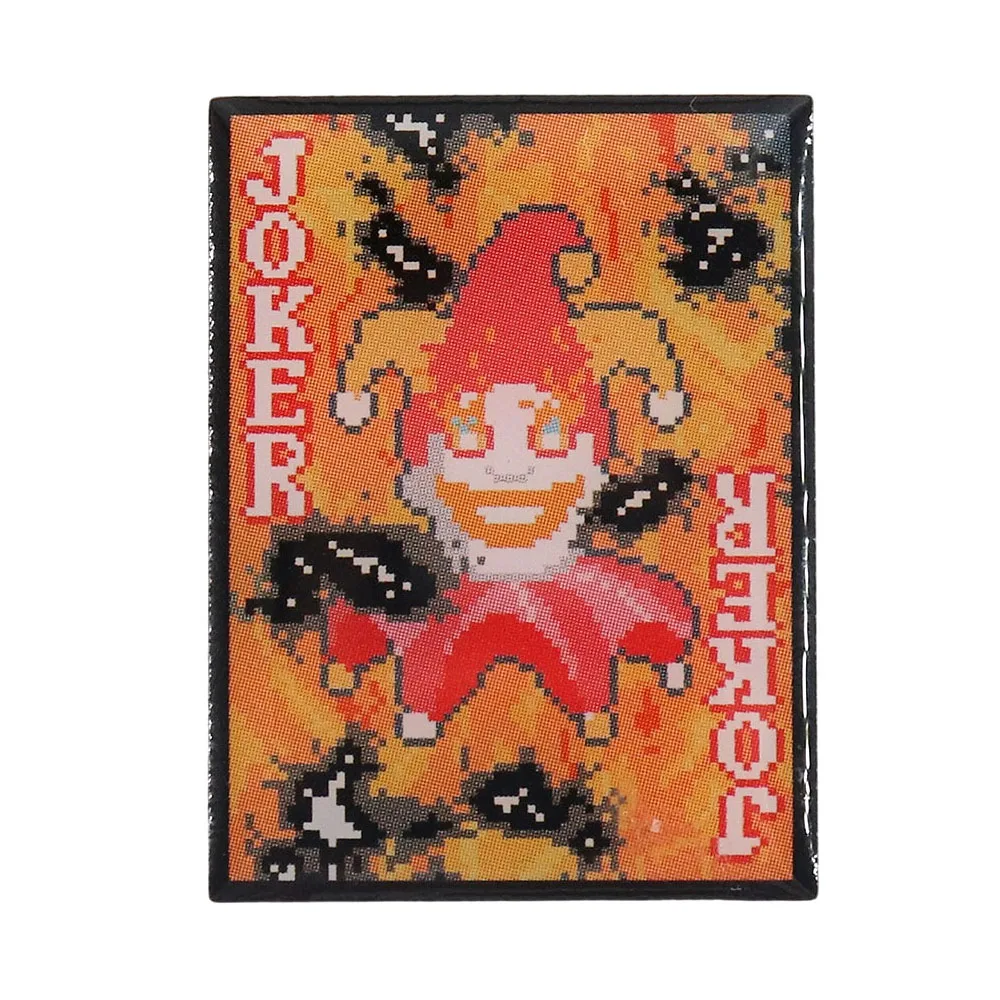 

Burnt Joker Rarity Uncommon Joker Badge Game Balatro Inspiration Brooch Gamer Collection Fans Gift Creative Accessories