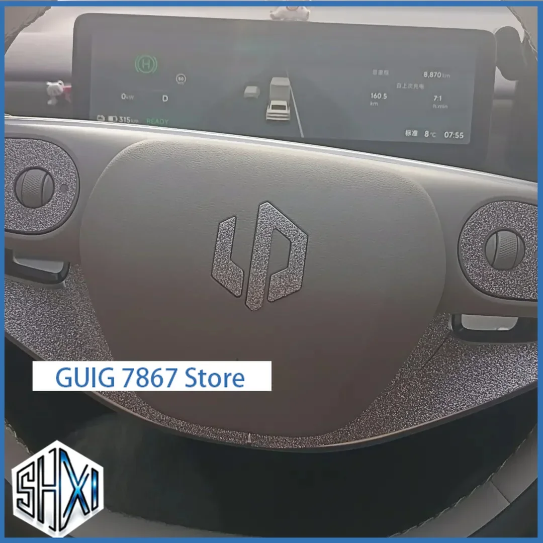 Suitable for Leapmotor B10 B01 2024-2026 Steering Wheel Logo Personalized Sticker Diamond Glitter Sticker Modify Accessories 4