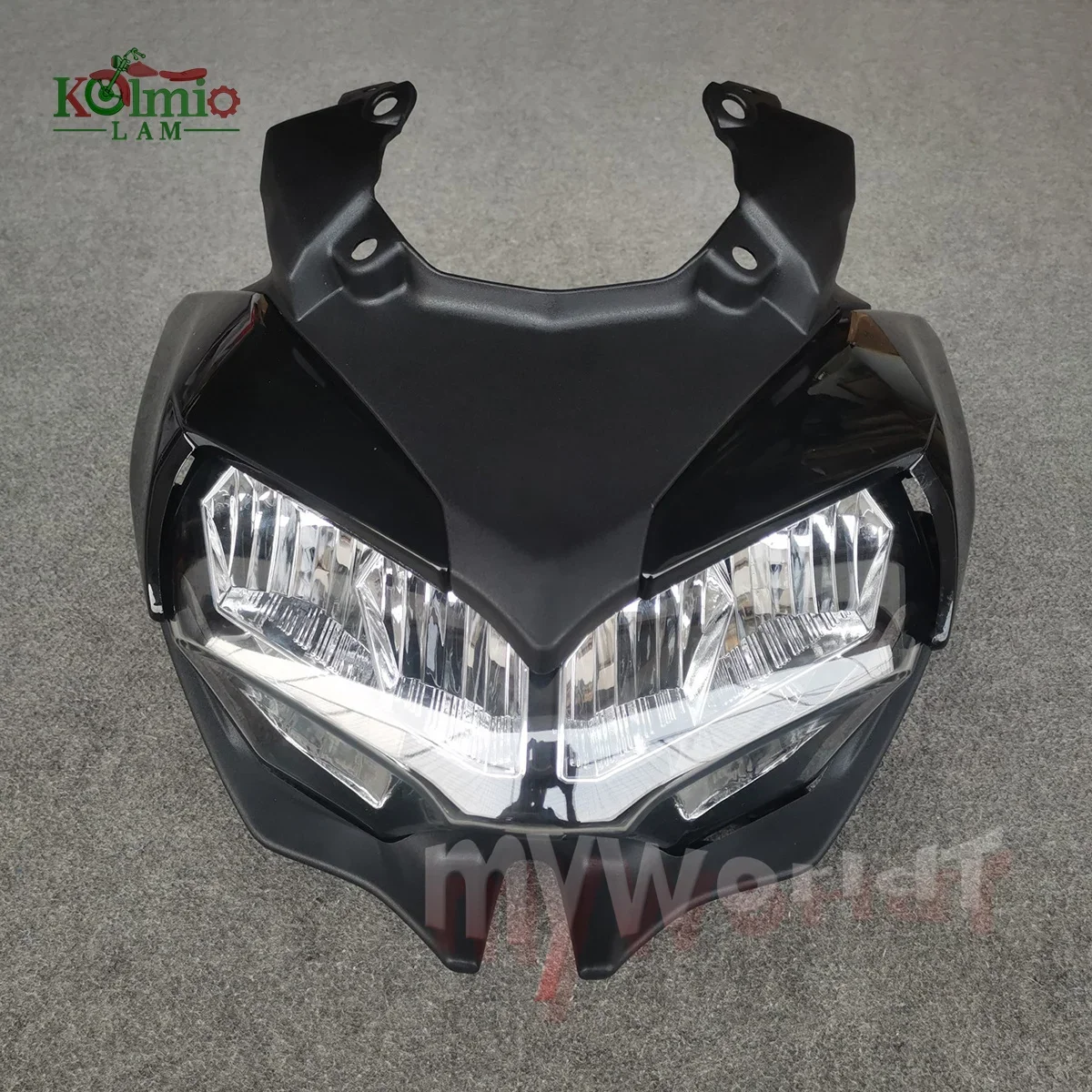 Подходит для фар KAWASAKI Z650 2020 2021 2022 Z 650 мотоциклетная фара + передняя Передняя капота верхняя носовая обтекатель сигнал поворота