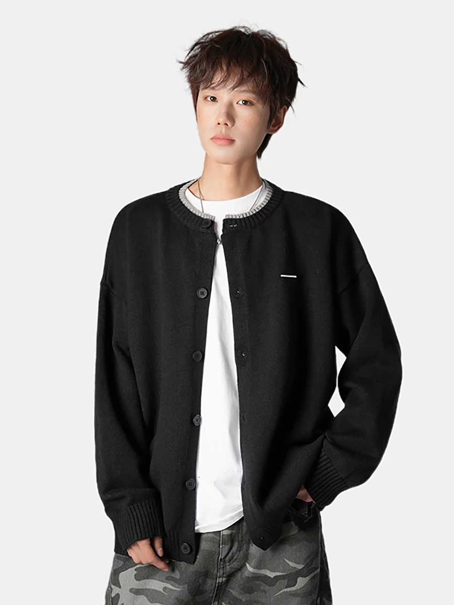 

Свитер Boyue из двухслойного трикотажа, имитация двухслойности, однотонный, простой, универсальный, мягкий, удлиненный, повседневный