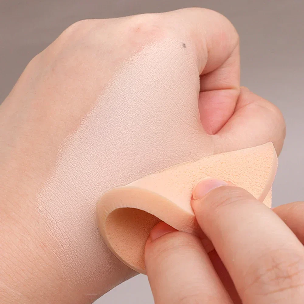 12-120 pçs forma redonda esponja em pó puff molhado seco dupla utilização cor da pele bb creme fundação cosméticos puff rosto beleza maquiagem ferramentas