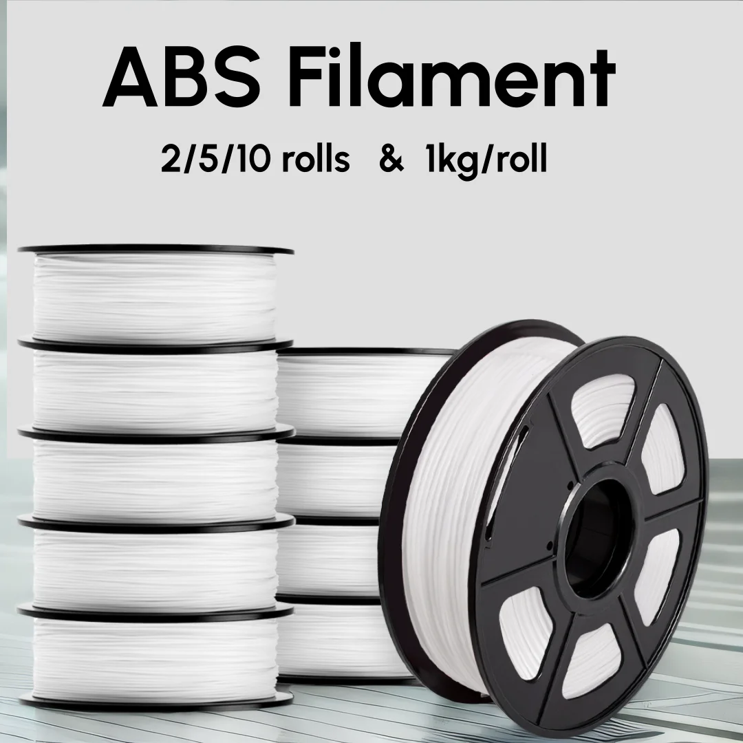 JAYO  3D Printer ABS Filament Highly Resistant Durable Heat Resistance Excellent Toughness Compatible with 99% FDM 3D Printers