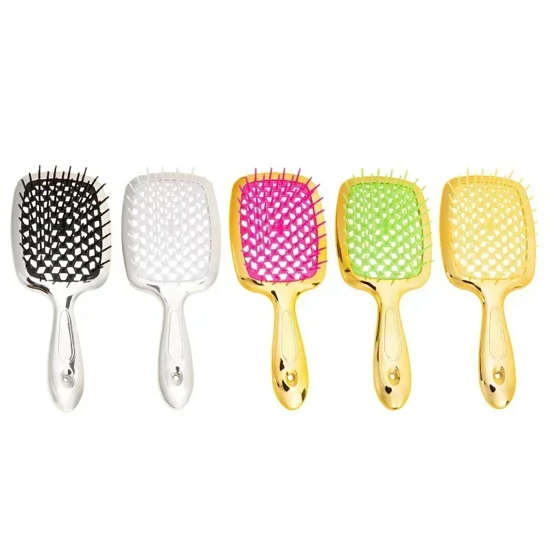 Hair Comb Detangling Hair Brush Massage Combs Hollow Out Wet Curly Hair Brushes Barber Comb Salon Hair Styling Tools