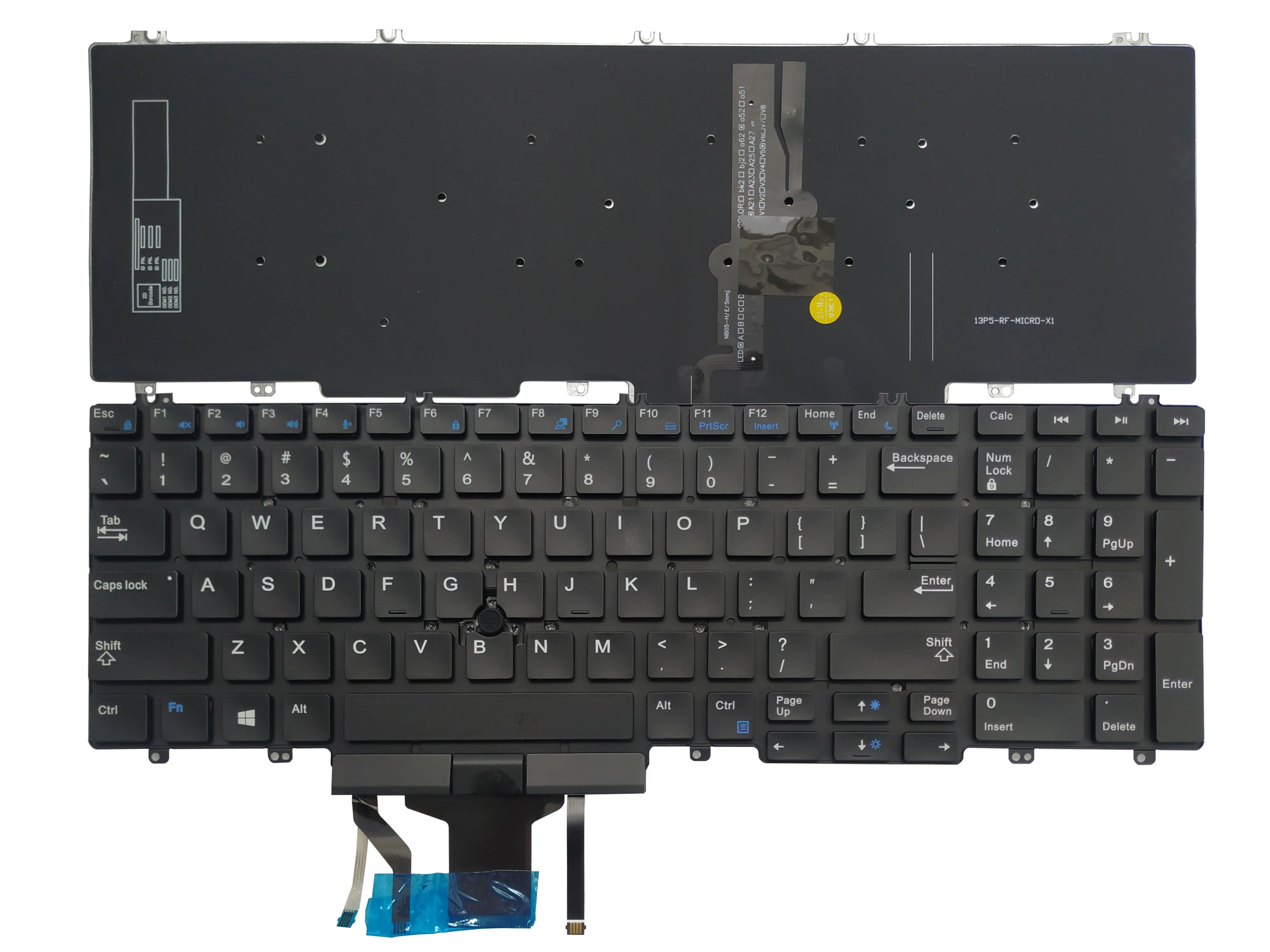 New US Keyboard For Dell Precision 7530 7540 7730 7740 With Mouse Stick 00NMVF PK1326J3A00