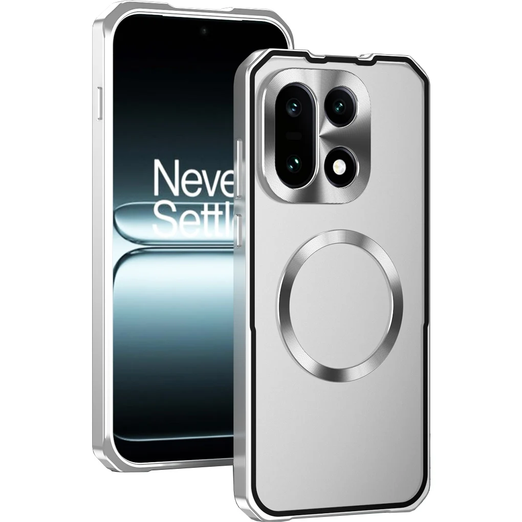 

Совместим с матовыми чехлами Oneplus 15 5G, тонкий металлический корпус, совместимый с MagSafe, ударопрочный чехол для One Plus 15 5G.