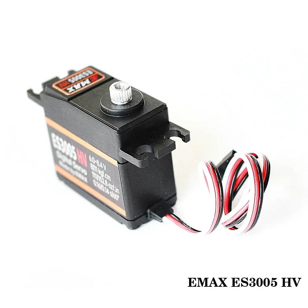 EMAX-Metal Gear de Alta Tensão, Servo Padrão Digital e Simulação para Carro RC, Robô e Avião, Para Todos os Propósitos, ES3054 HV, 20G, ES3005 HV, 43G