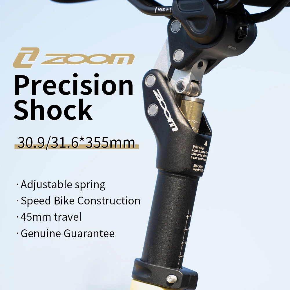 

ZOOM MTB подседельный штырь из алюминиевого сплава велосипедный амортизатор подседельный штырь-капельница 45 мм дорожная подвеска 27,2/30,9/31,6 мм трубка сиденья велосипеда