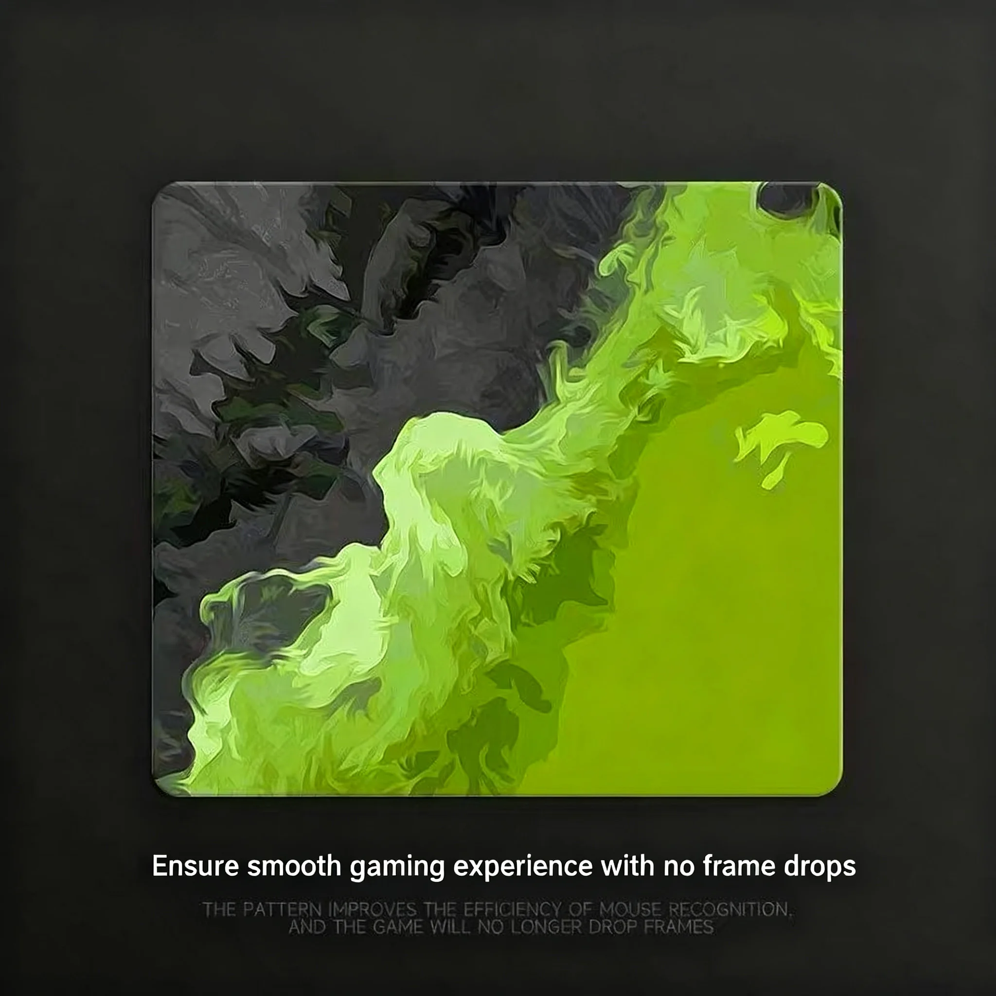 Gradient Layered Dye Glass Gaming Mouse Pad Smooth Frosted Surface Desk Tempered Glass Mouse E-Sports FPS Game Glass Mouse Pad