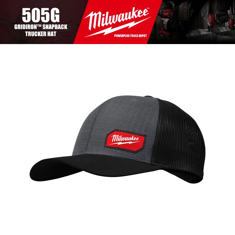 

Milwaukee 505G GRIDIRON™ Snapback Trucker Hat