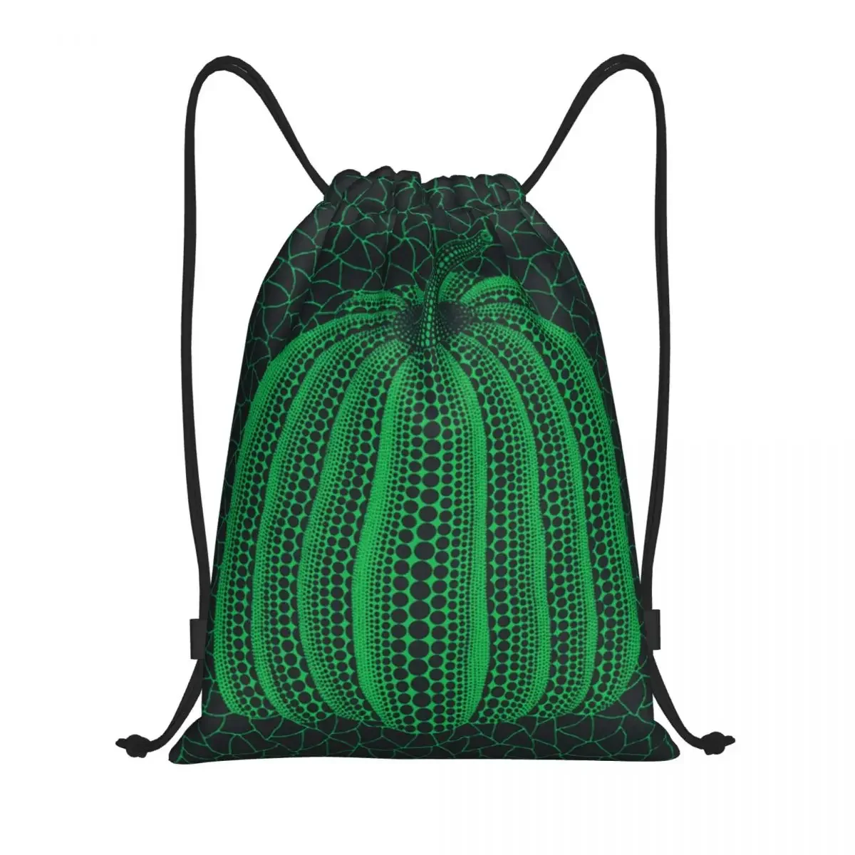 

Yayoi Kusama Abstract Art Pumpkin Drawstring Bag Men Women Foldable Sports Gym Sackpack Training Backpacks