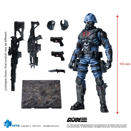 HIYA G.I.Joe Zardan Flint Lady Jaye Cobra Viper Cobra Trooper Gung-Ho 1/18 مقياس عمل الشكل