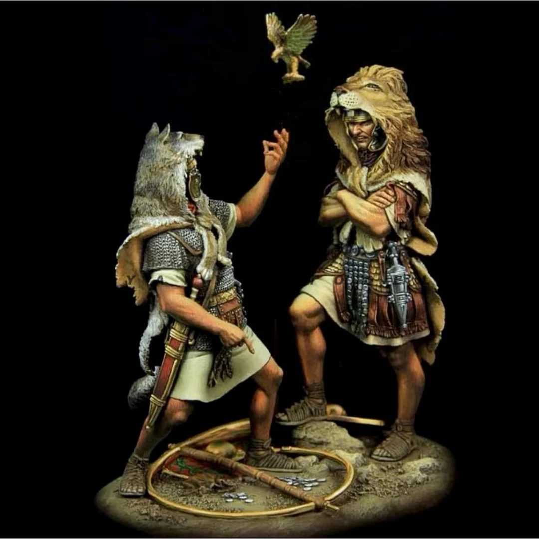 

1/24 Scale Resin Figure Assemble Model Kit Roman soldiers Have an argument Unassembled and Unpainted 3D printing DIY toy 632
