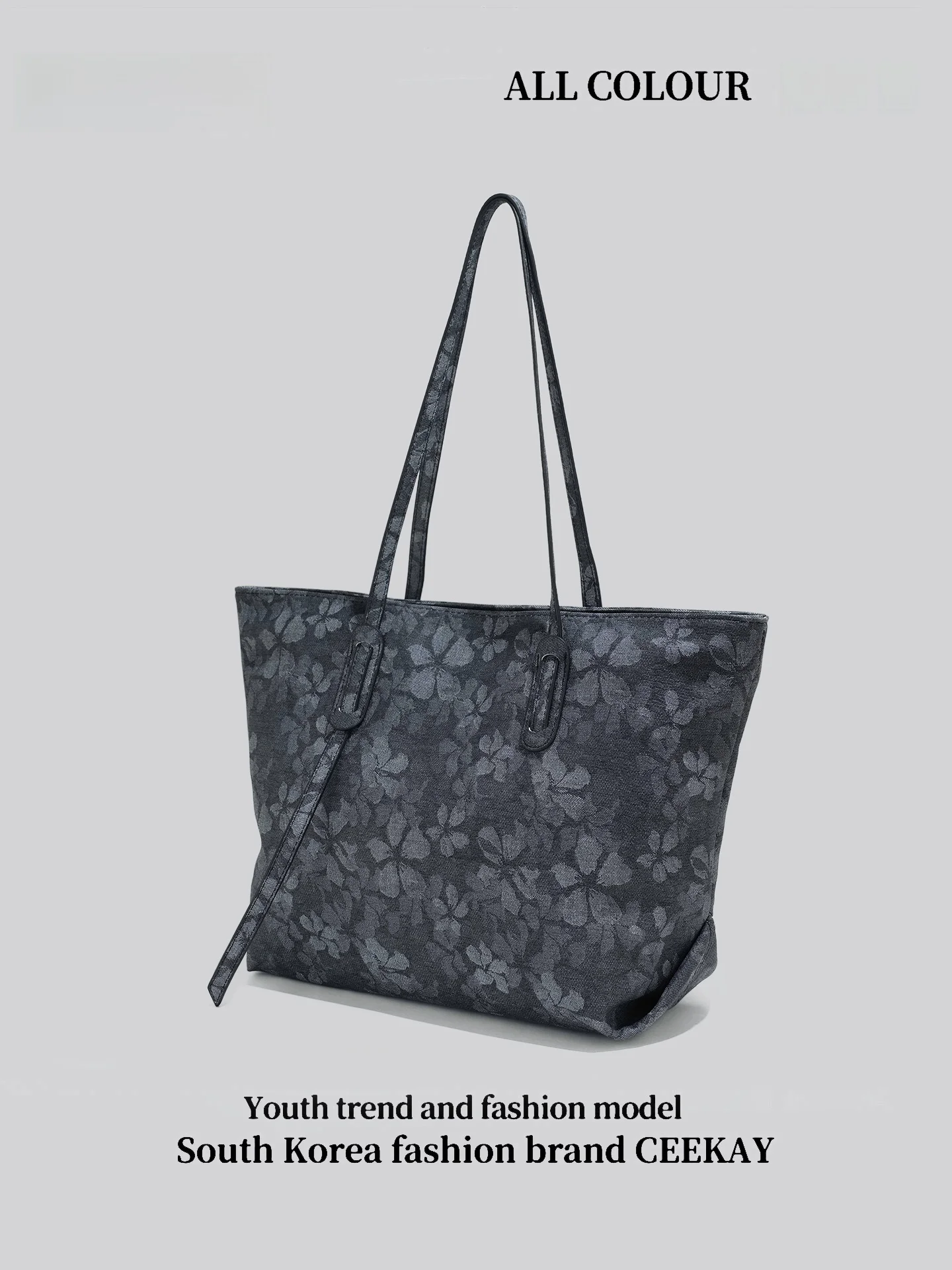 

Ceekay Original Elegant Commuter Tote Bag Women's Large Capacity Simple Design Fall Winter Handbag Casual Chic Style