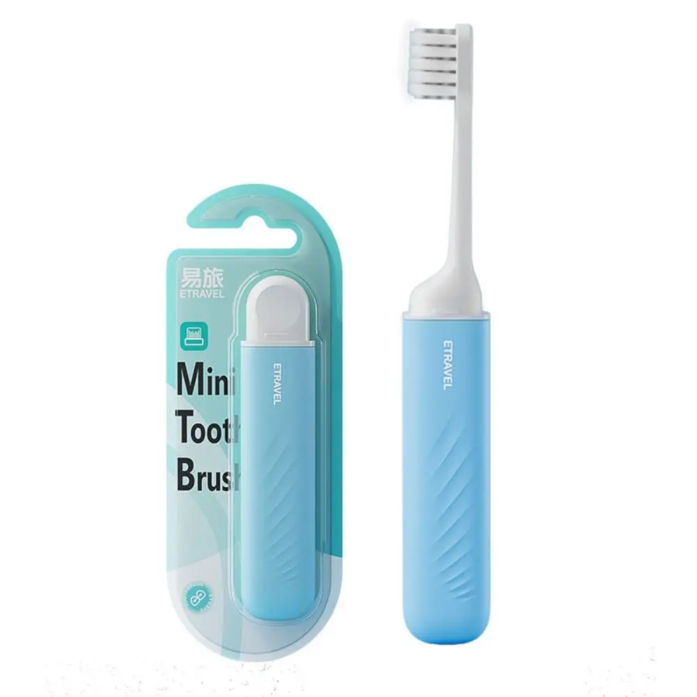 New Mini Travel Toothbrush Portable Candy Colors Small Dental Brush Foldable Soft Bristle Adult Toothbrush
