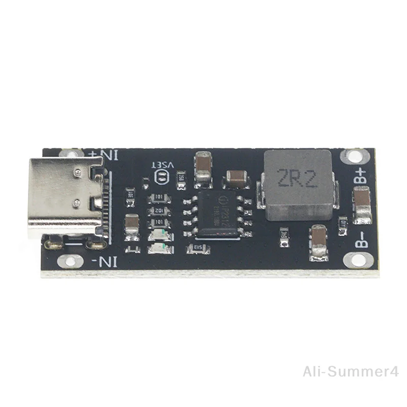 USB type-c entrée haute tension 3A polymère Triple batterie au Lithium carte de charge rapide IP2312 Mode CC/CV 5V à 4.2V