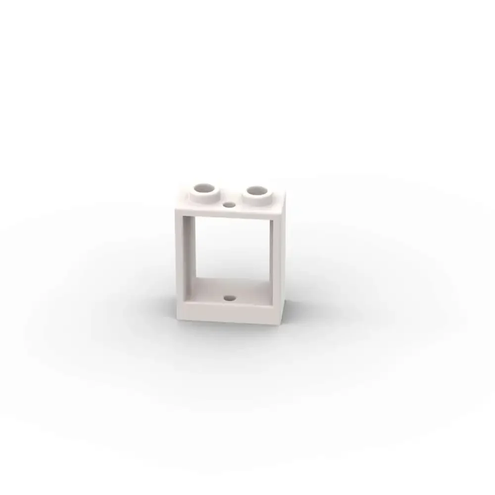 MOC 10 Uds 60592 1x2x2 ventana frontal plana Kit de bloques de construcción casa ladrillos rompecabezas de partículas Idea juguetes niños cumpleaños regalo de Navidad