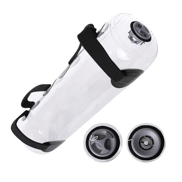 Transparent PVC  Fitness Water Power Bag Dumbbell Energy Pack for Exercise Strength Training Weight Lifting Water Filling Bag