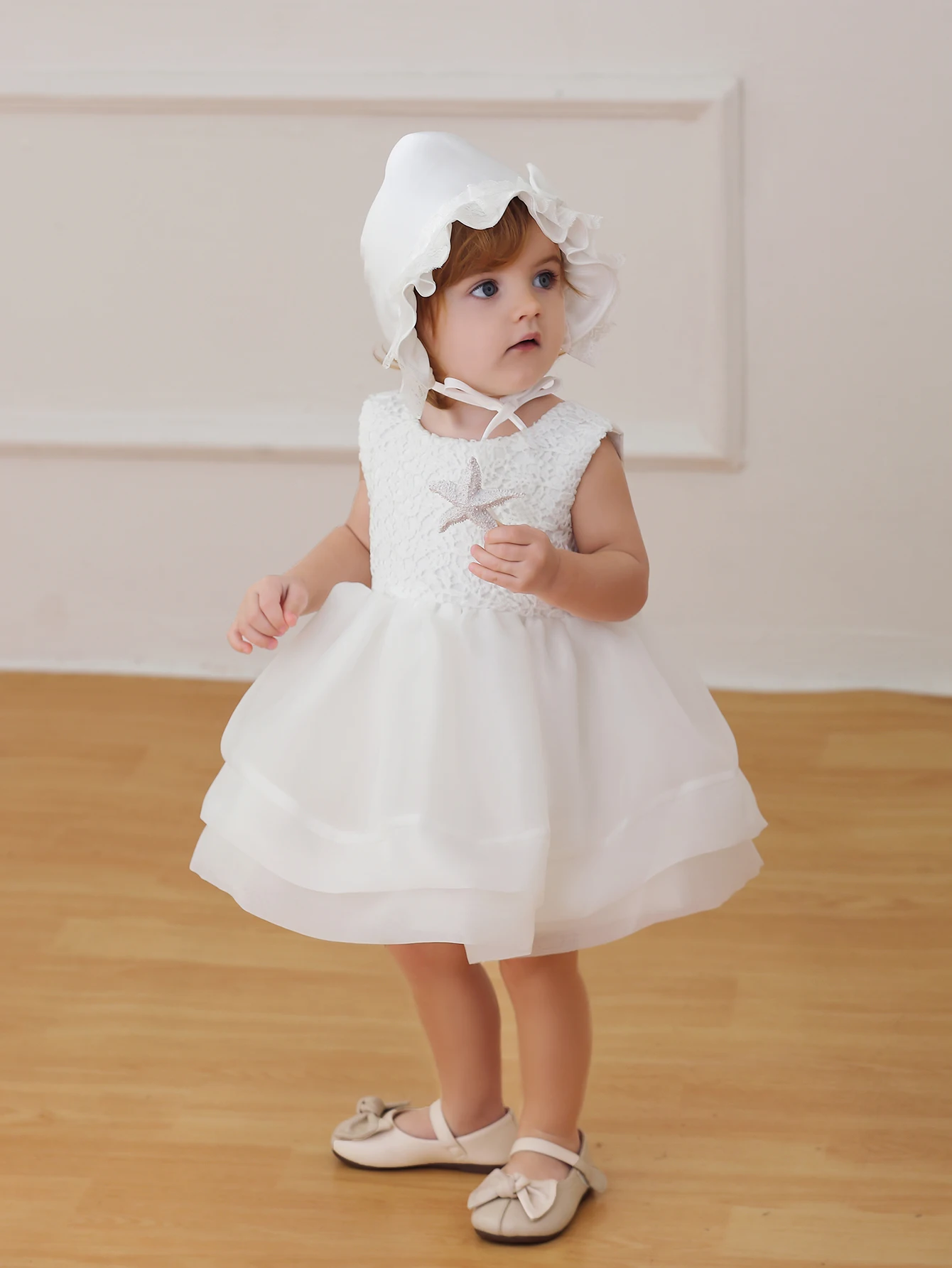 Baptism Lace Baby Dress Girls With Big Bow 1 Year Infant Christmas Dress Girl Baby Birthday Dress