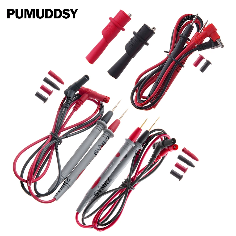 1PCS 20A Black 1000V 1000V Multimeter Needle Probe Test Leads Pin for Digital Tip Multi Meter Tester Lead Probe Wire Pen Cable