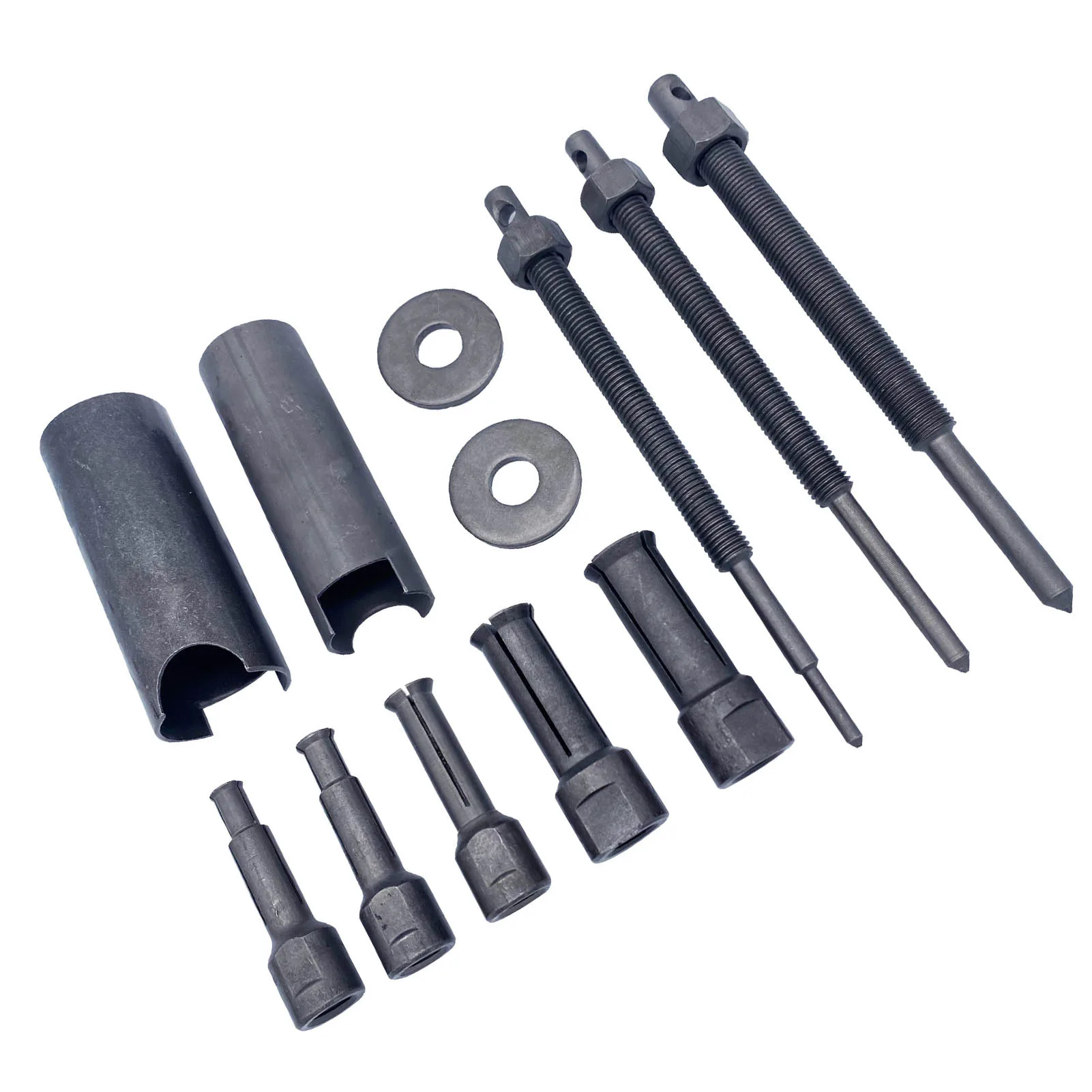 

12 шт. съемник внутреннего подшипника мотоцикла, металлический равномерный выдвижной инструмент для снятия подшипника мотоцикла