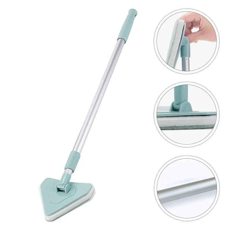 Home Kitchen & Bathroom Handles Soft Sponge Brush Multi-function Extendable Tub & Tile Scrubber Bathtub Glass Cleaning Tools