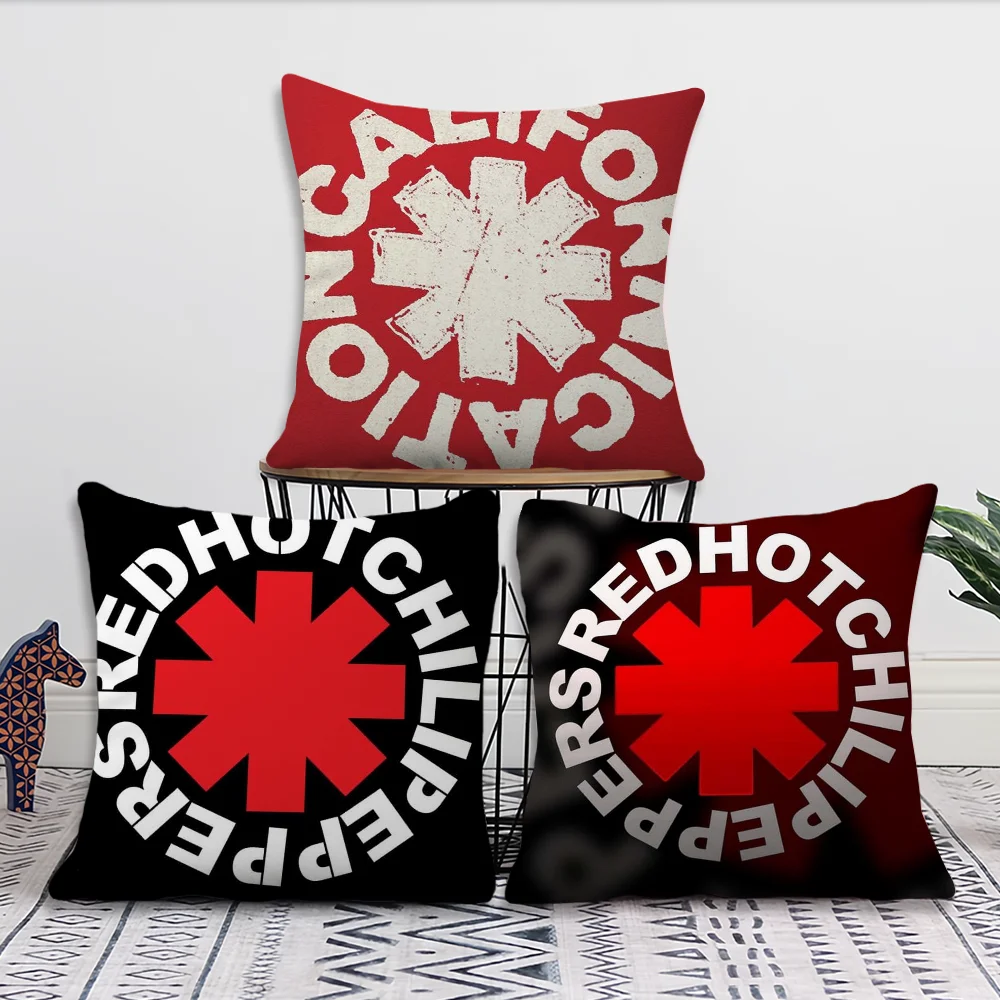 Band Red Hot C-Chili P-Peppers RHCP  Comfortable Decorative Pillow Case Suitable for Home Living Room Sofa Room Decoration