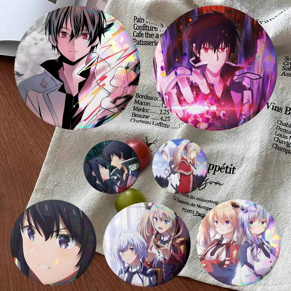 The Misfit Of Demon King Academy Round Badge Creative Brooch Clothing Backpack Accessories Lapel Pin