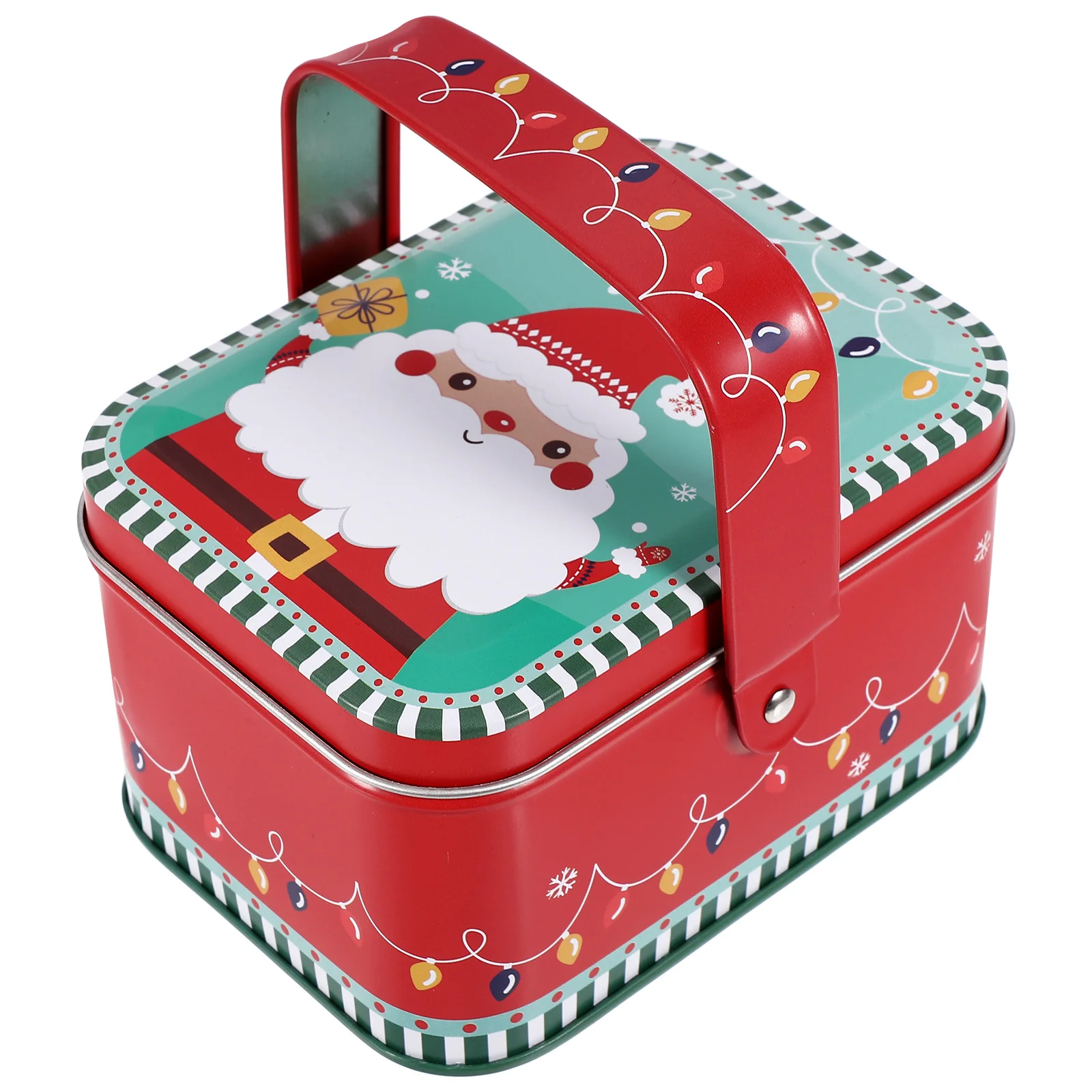 

Suitcase Holiday Candy Tins Tinplate Container Christmas Boxes Mini Trinket Xmas Cookie Jar Sweet With Sugar Containers Gift