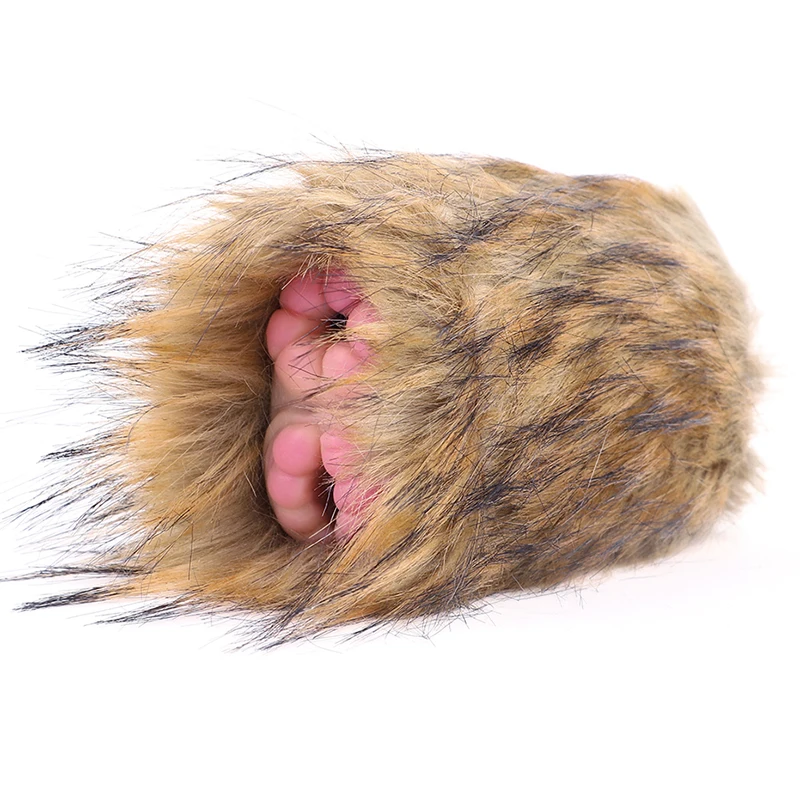 18*12cm Furry Realistic Monkey Vagina & Anus Hole Pocket Pussy Full-Penetration Fur Cloth Male Masturbator Adult Sex Toy for Men