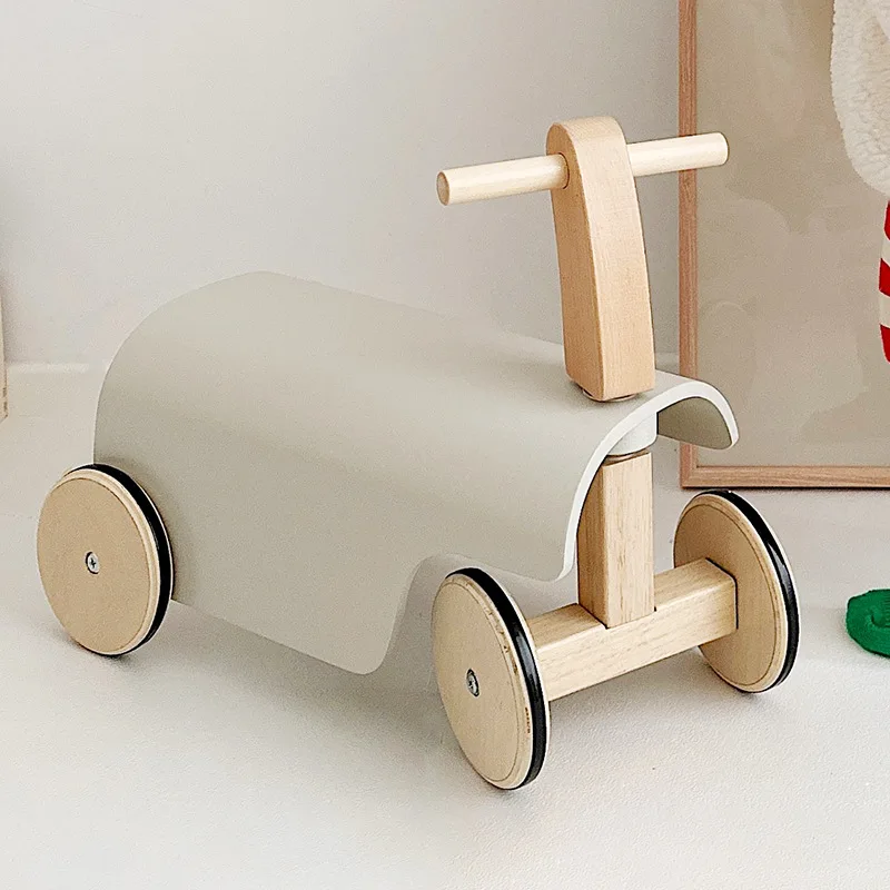 

Children's balance car Baby walker No pedal Wooden sliding Boys and girls Twist car 1-2 years old