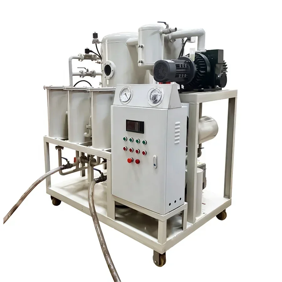 Double Stage High Vacuum Insulation Oil Processing Machine Transformer Oil Recycling Equipment
