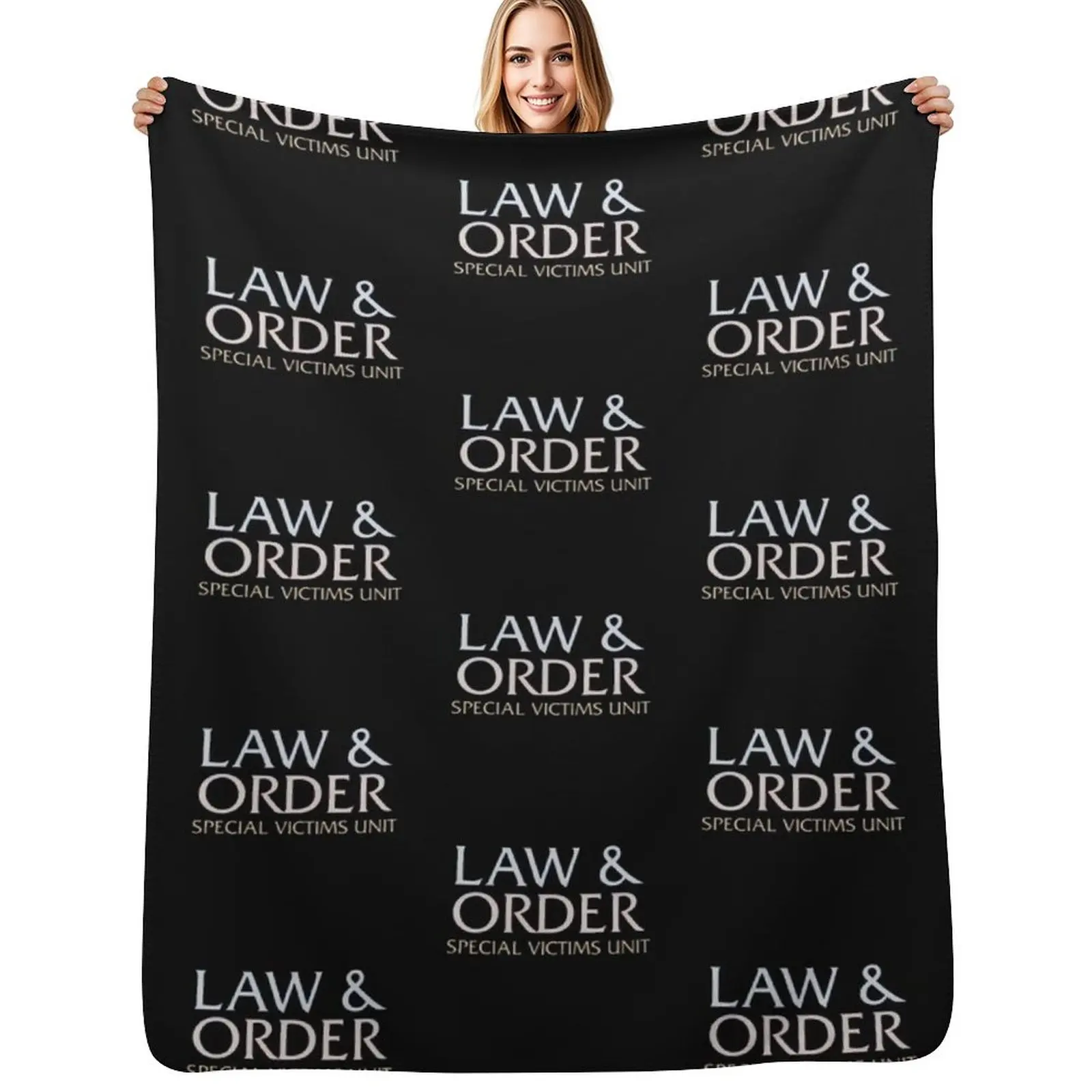 Law and Order SVU Throw Blanket Lightweight Cozy Blanket for Bed Sofa