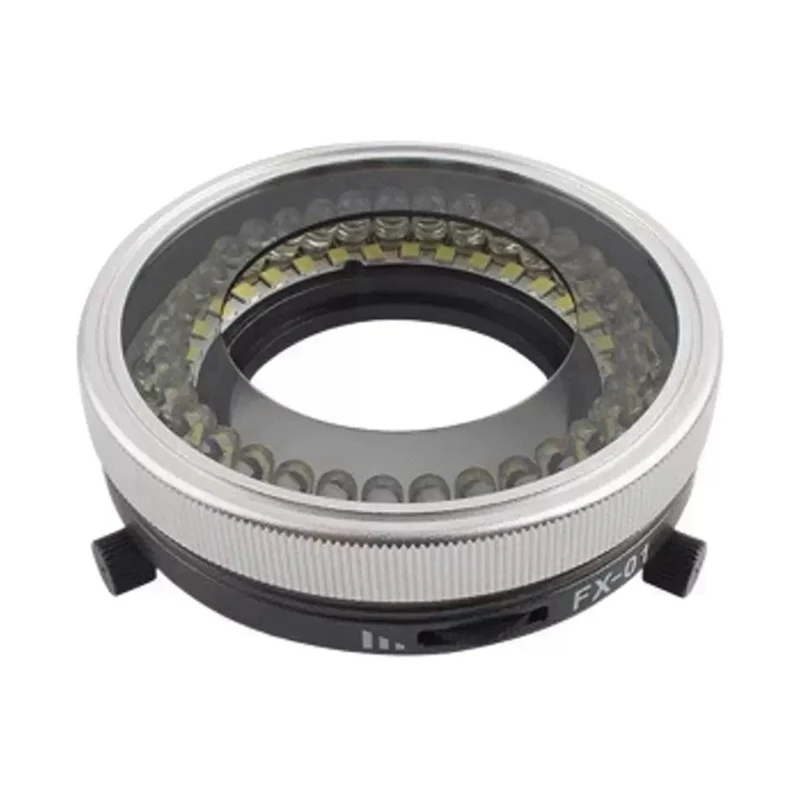 2025 New Polarized LED Ring Light Source Anti Glare 35Pcs DIP/SMD LED Beads Double Polarizer Lens Microscope Lamp