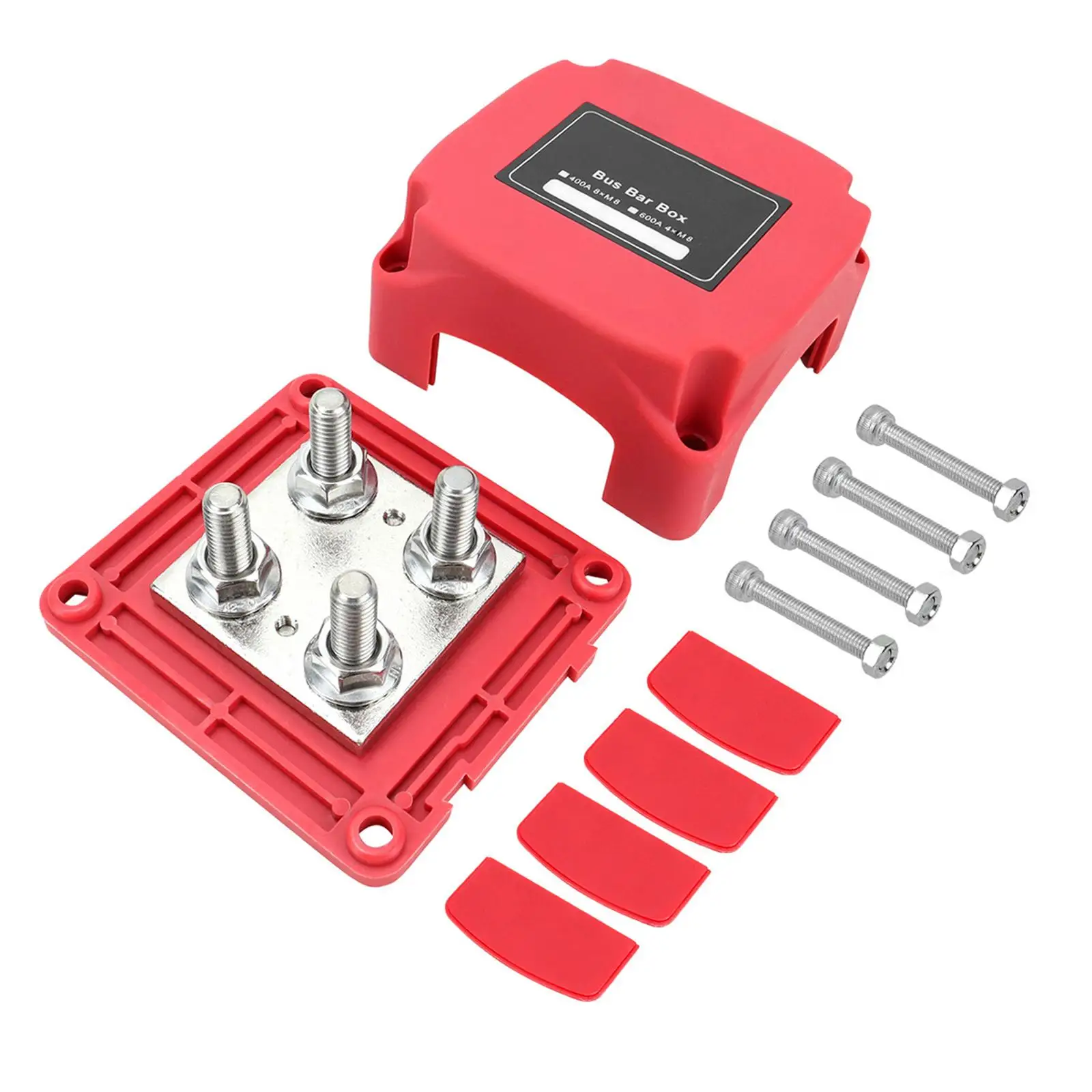 Power Distribution Block Bus Bar Terminal Block with Removable Side Window Eight