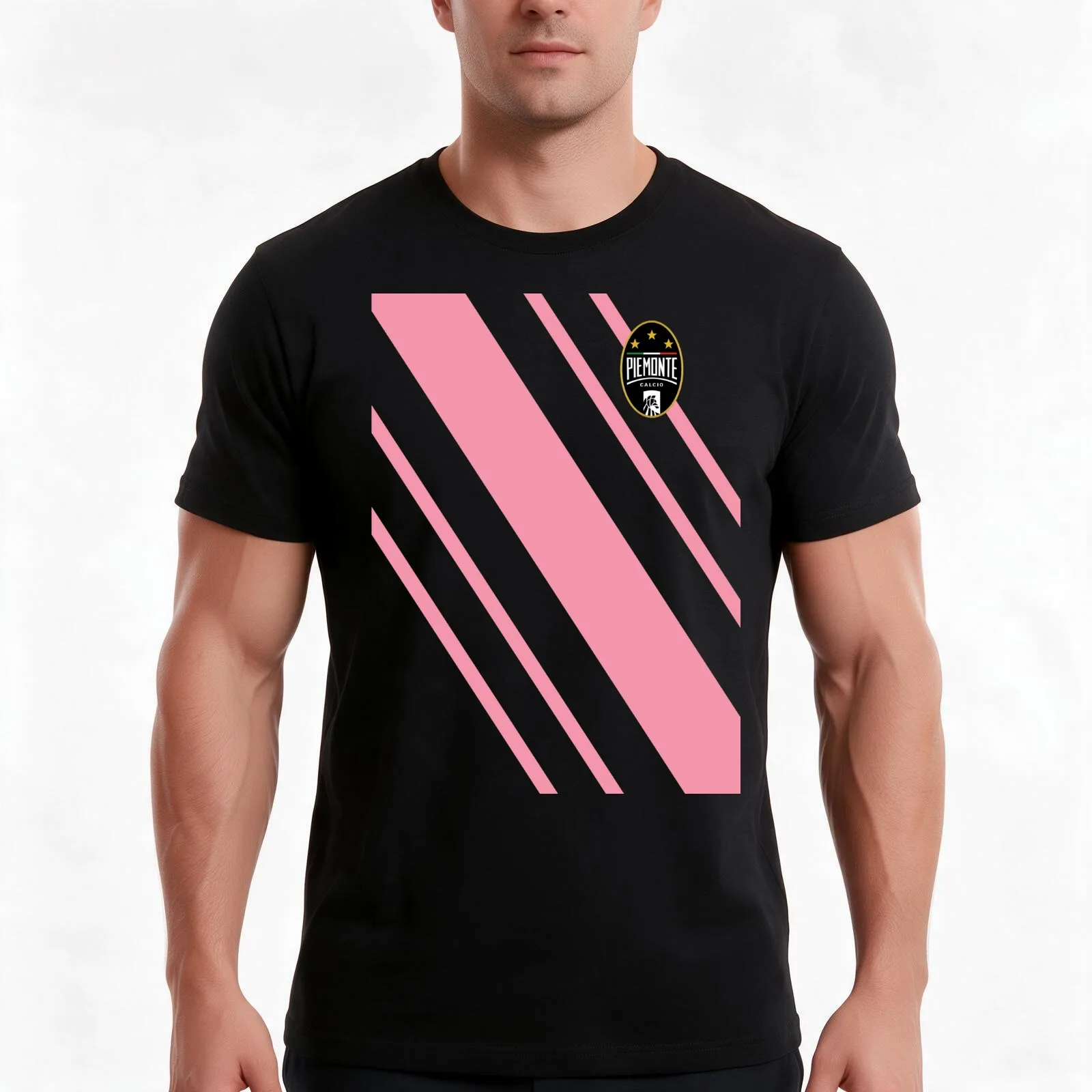 Piemonte Calcio - Home kit T-Shirt Summer Casual Cotton Tee Oversized Streetwear Tops Vintage Graphic Print Unisex Men Women