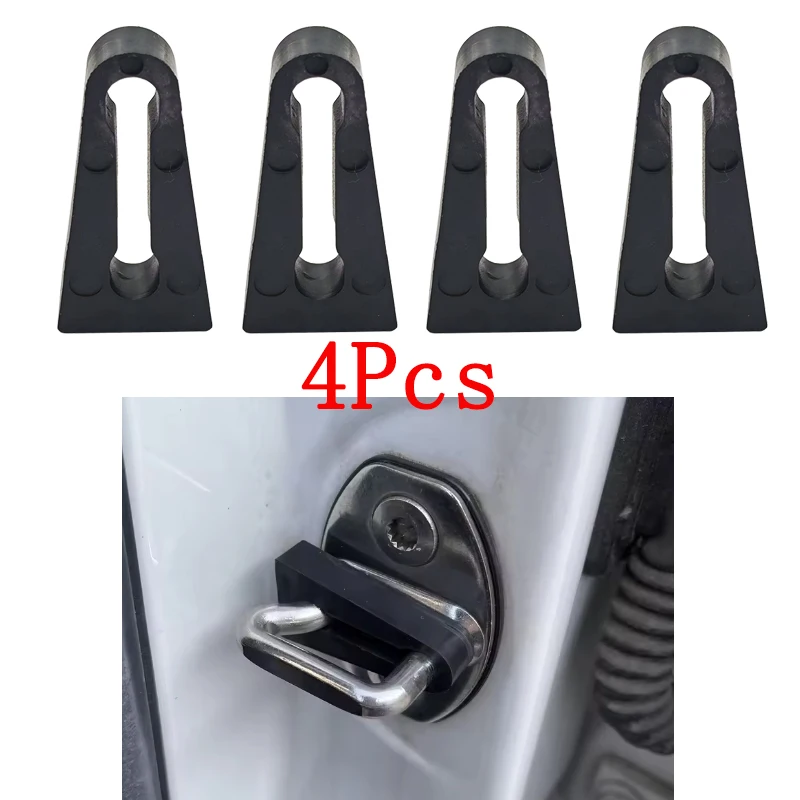 

4 шт. амортизатор резиновый универсальный автомобильный дверной замок демпфер буфер для VW Audi A3 A4 A6 Skoda Seat Jetta Passat 4E4837763