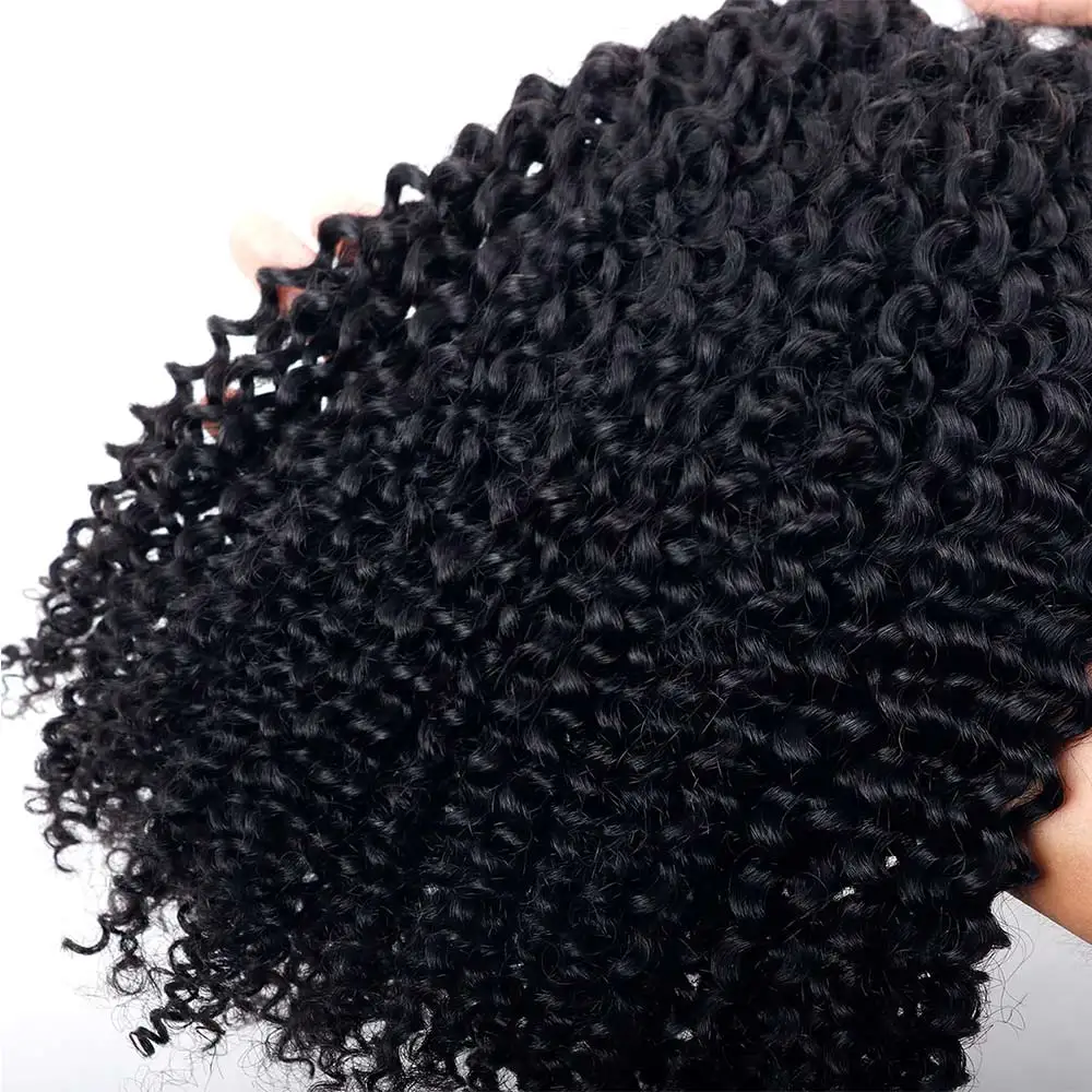 Braiding Hair Human Bulk Hair Deep Wave Bulk Human Braiding Hair for Braids Hair No Weft Deep Wave Human Hair Extension 50-80cm