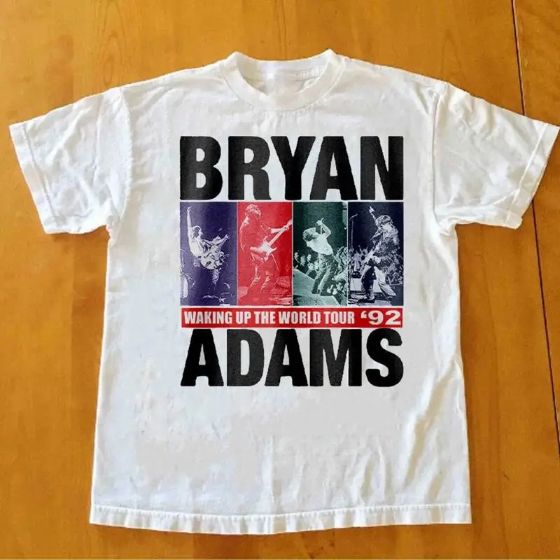 Bryan Adams Waking Up The World Tour 92 Stage Scene T-Shirt
