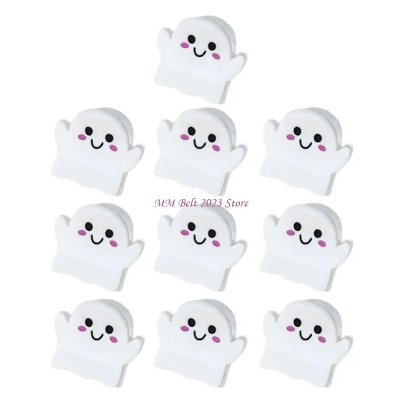 49ME 10PCS Small Devil Hair Claw Clip Halloween Costume Accessories Party Hair Grip