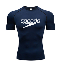 2024Men's Running Quick Drying T-shirts Breathable Hiking Fishing Tees Soft Elasticity Outdoor Sports Short Shirt Summer