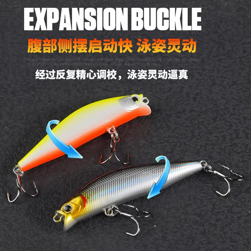 1pcs Fishing Lures High Quality 70mm/9g 90mm/13g Topwater Popper Bait 5 Colors Available Bass Crnakbait Wobblers Fishing Tackle