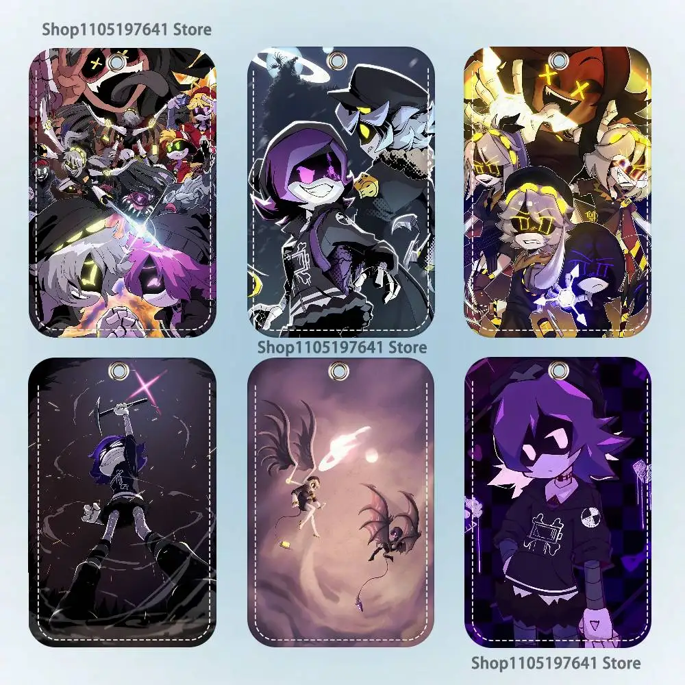 

M-Murder Drones UZI Holder Keychain For Bank Business Work Card Holder Student Card Protective Case Bus Card