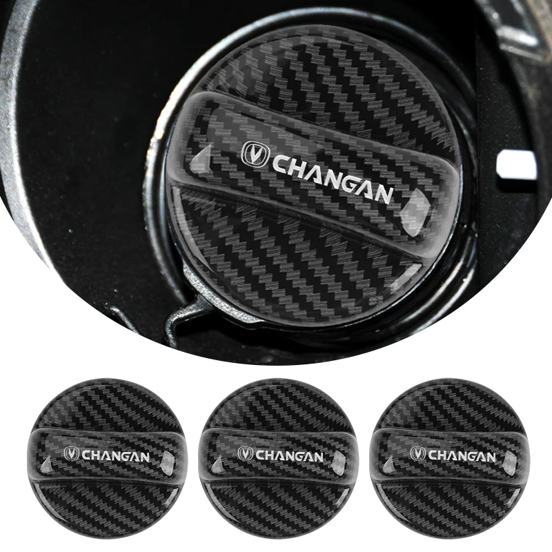 

Carbon Car Fuel Tank Cap Petrol Cover Dust-Proof Gas Case Accessories For Changan CS75 CS35 CS15 CS95 RAETON CX70 CS55