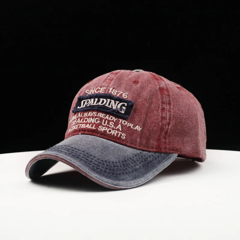 

Denim Vintage Baseball Cap Adjustable Sun Protection Breathable Versatile Unisex Outdoor Sports Casual Hat