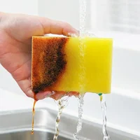 Highly Absorbent Cleaning Sponges Dish Washing Magic Clean Pot Rust Stain Sponge Brush Kitchen Grease Cleaner Household Tools 5